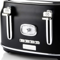 Westinghouse Retro series 4 slots toaster Black