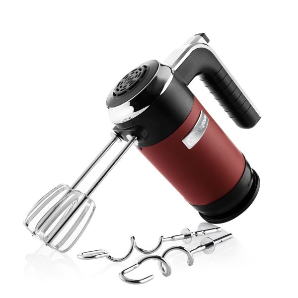 Westinghouse Retro Hand Mixer with 5 speed settings, Red