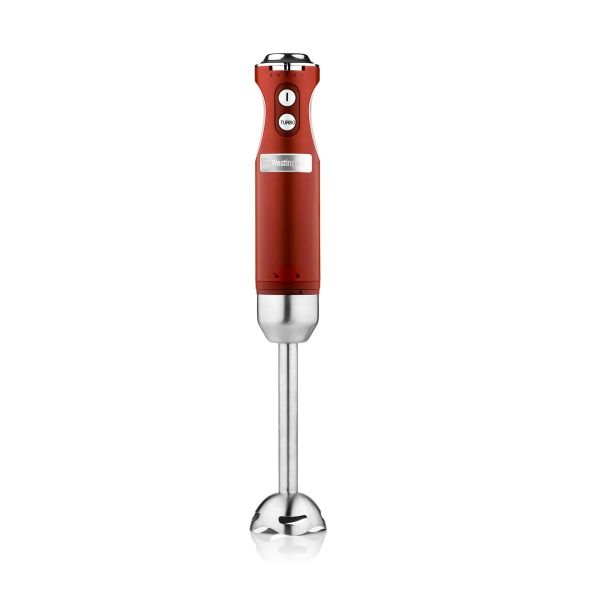 Westinghouse Retro Hand Blender with 5 speed settings, Red