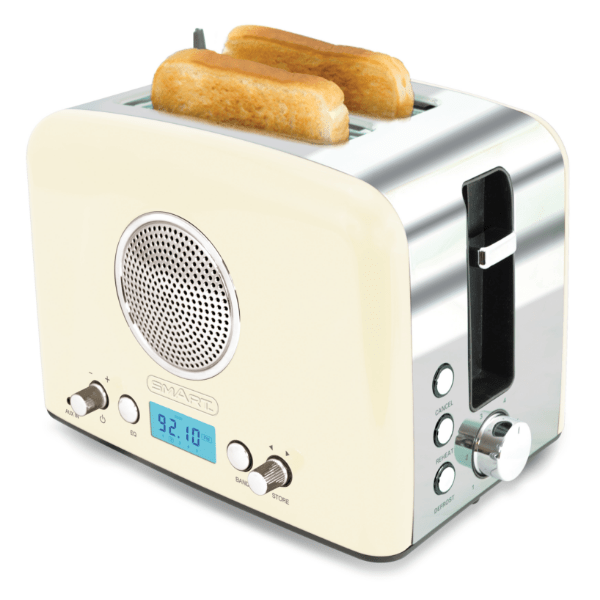 SMART Radio Toaster (Retro Ivory Cream)